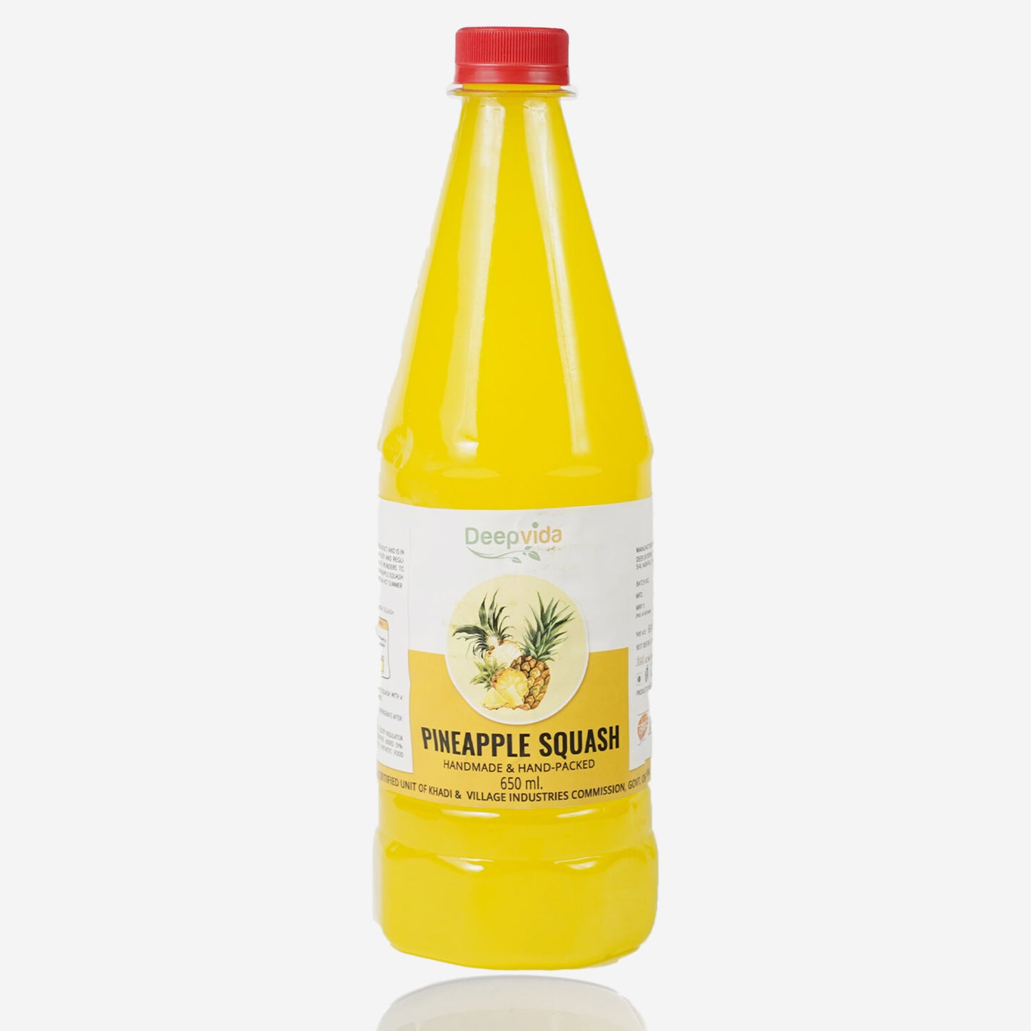 π Pineapple Squash β 650 ml | Fruit-Based Refreshing Summer Drink