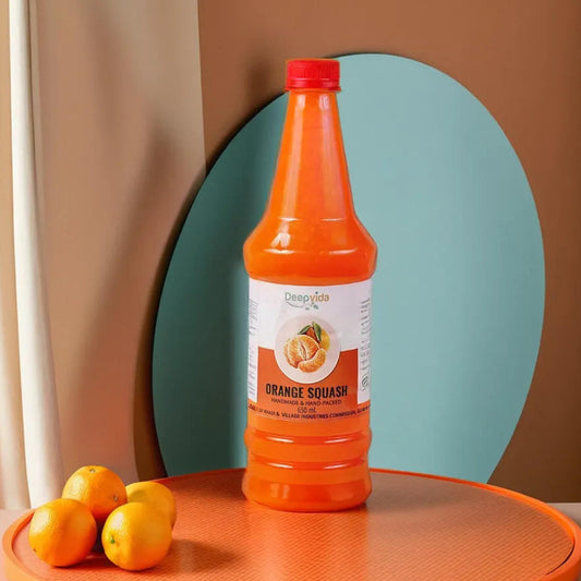 Orange Squash 650 ml – Real Fruit-Based Summer Drink