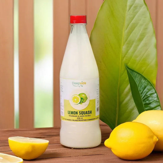 🍋 Lemon Squash – 650 ml | Refreshing Village-Made Summer Drink