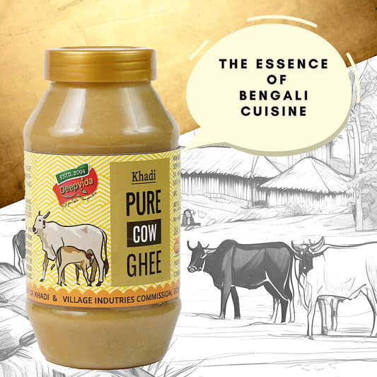 🧈  100% Pure Cow Ghee – 500 g ( Khadi Certified )